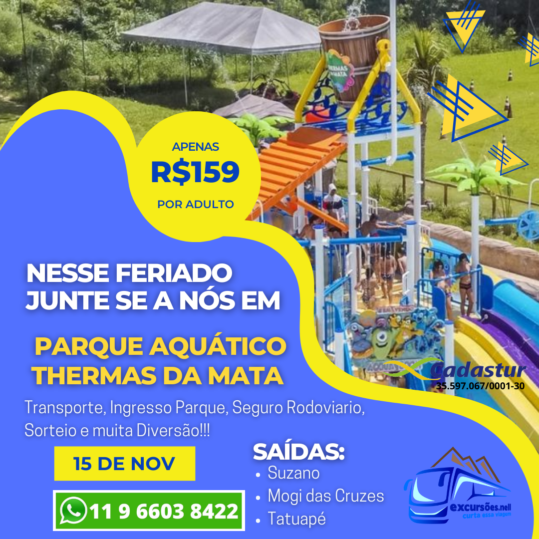 PARQUE AQUÁTICO THERMAS DA MATA