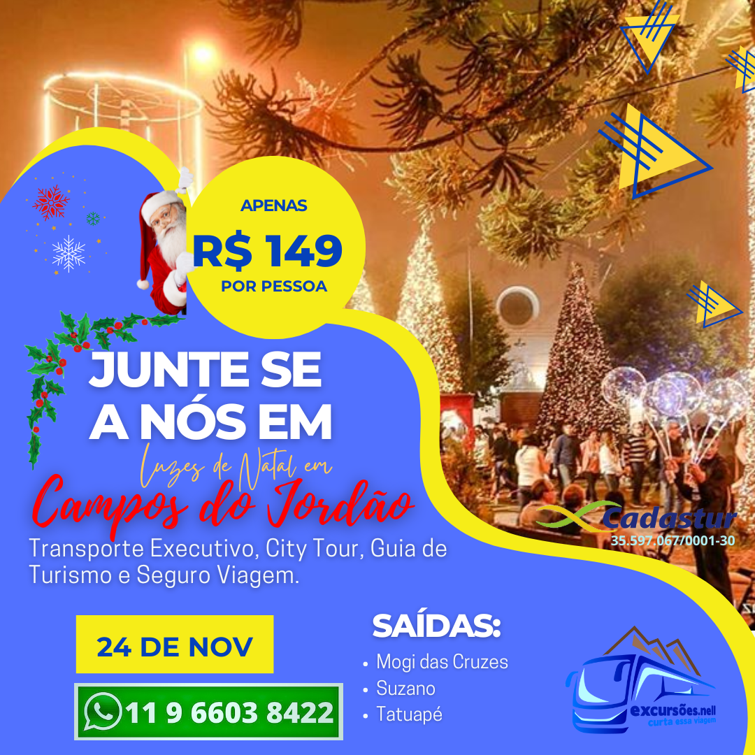 Luzes de Natal em Campos do Jordão