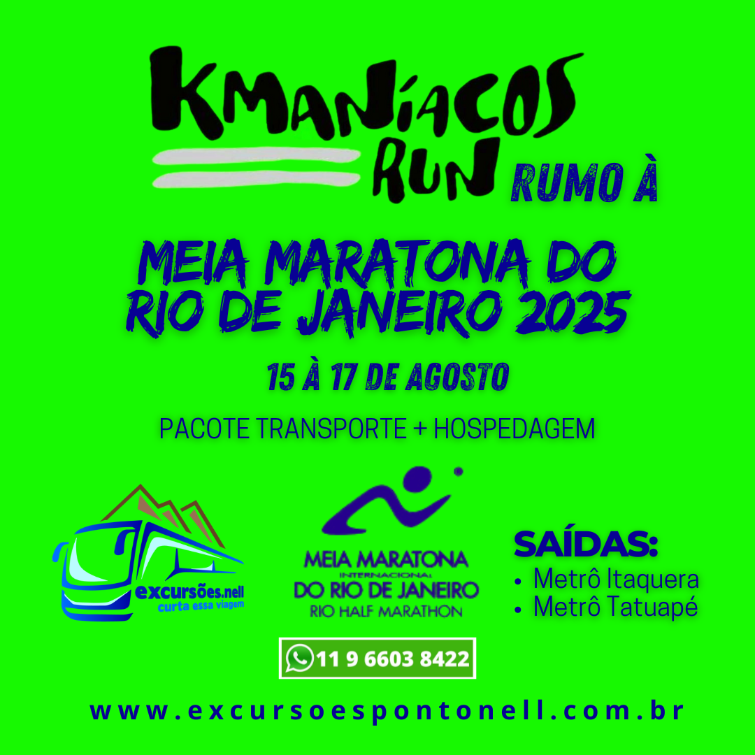 Kmaníacos na Meia Maratona Internacional Rio 2025