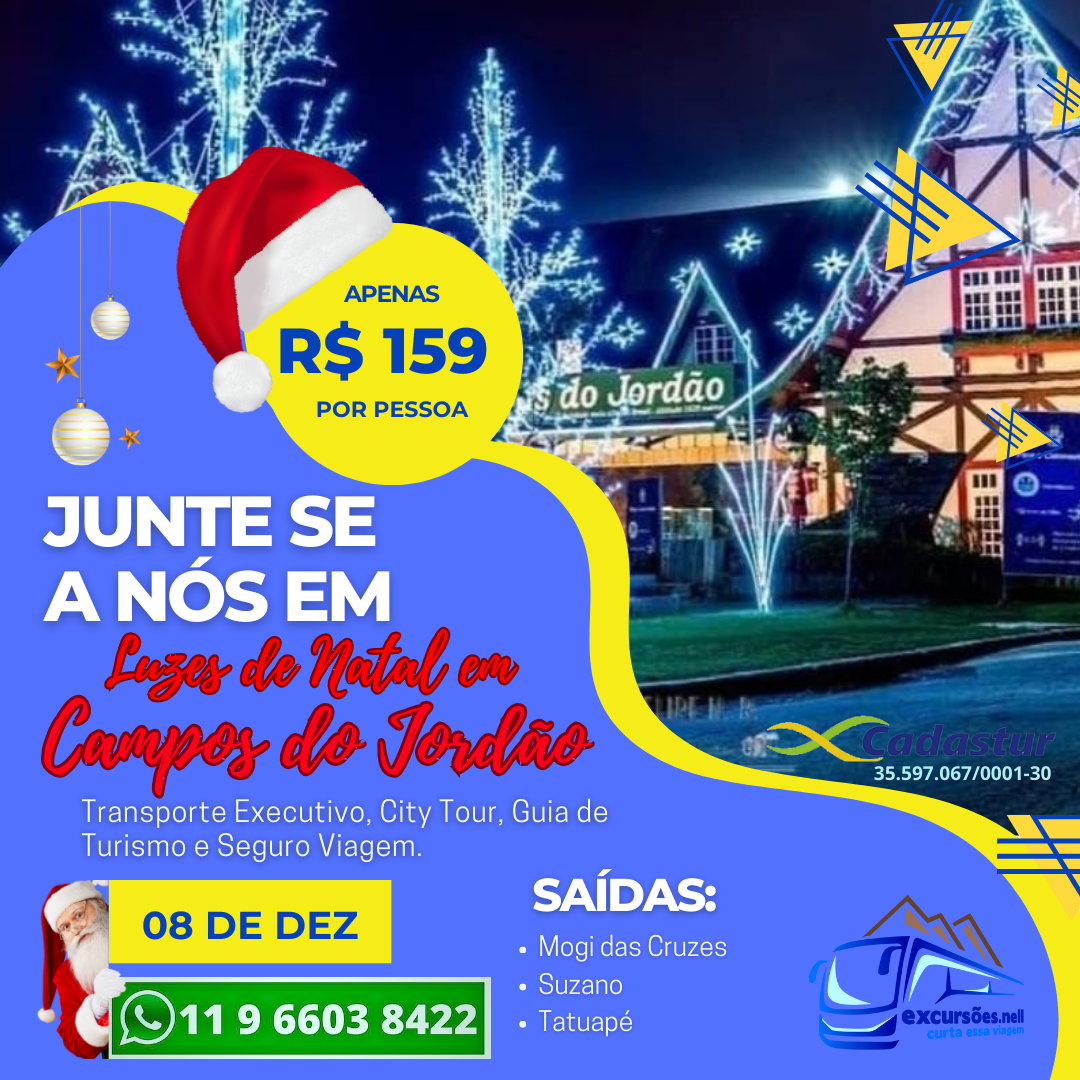 Luzes de Natal em Campos do Jordão